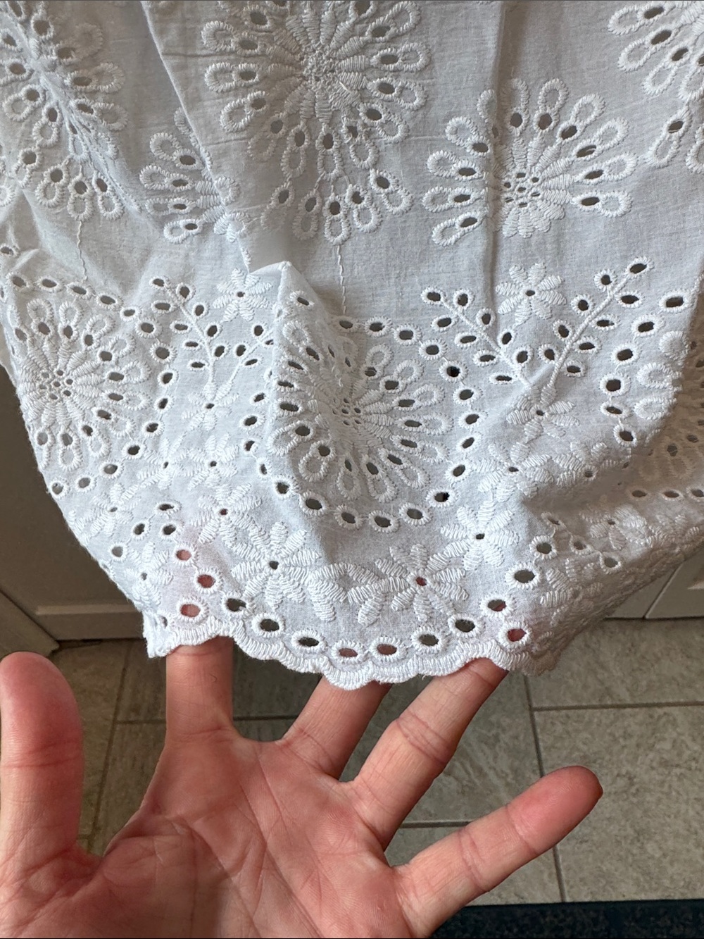 Sail to Sable White Embroidered Maxi Dress - Picture 4 of 5